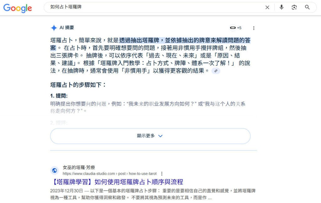 AI 摘要(AI Overviews)出現的頻率增加示意圖
